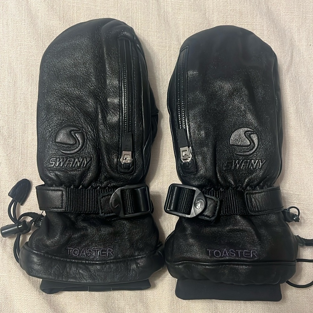 SWANY leather Ladies S  toaster mittens